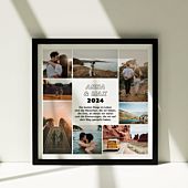 Personalised Poster with 8 Photos and Text