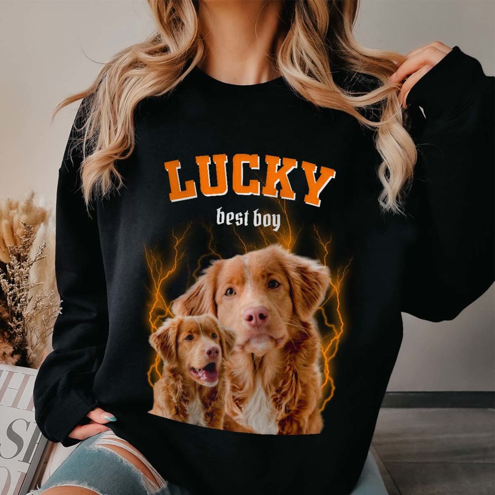 Personalised Pet Bootleg Sweatshirt