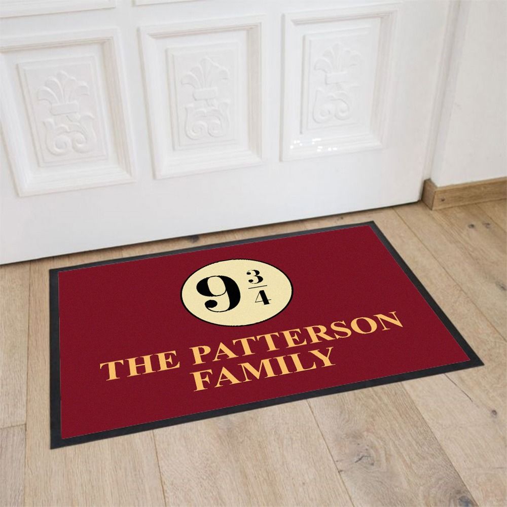 Personalised Platform 9 3/4 Doormat