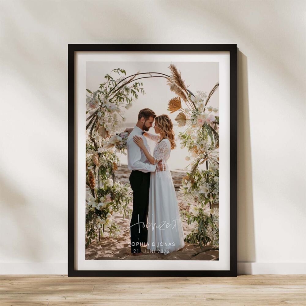 Personalised Photo Poster