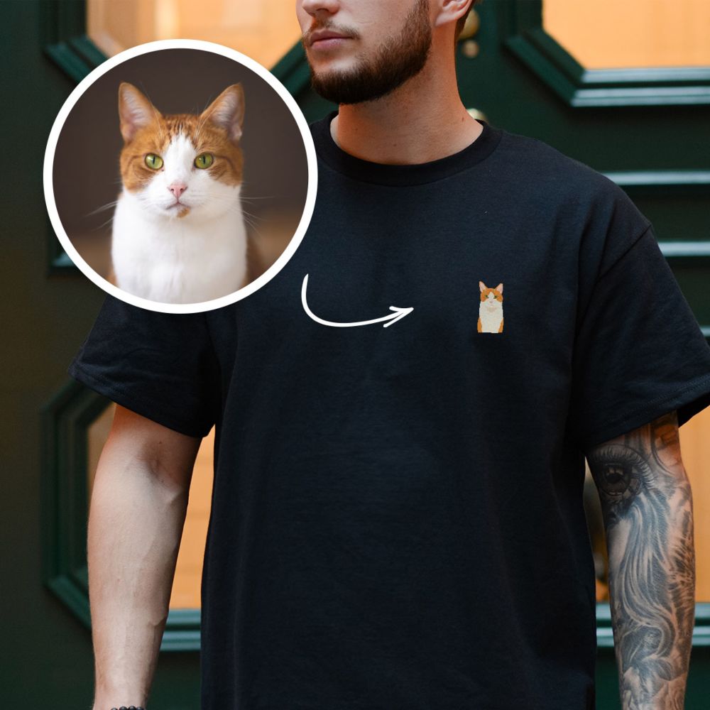 Personalised T-Shirt with Small Illustration