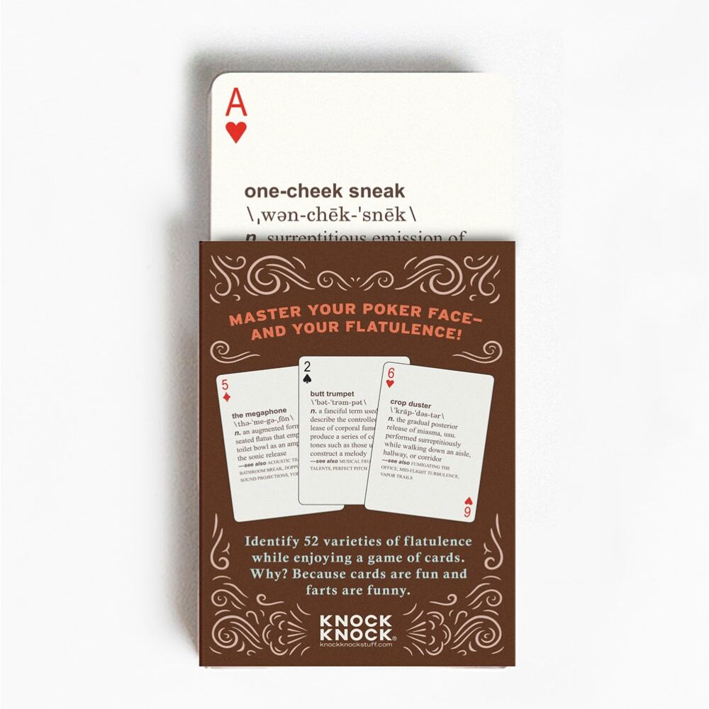 52 Farts Playing Cards