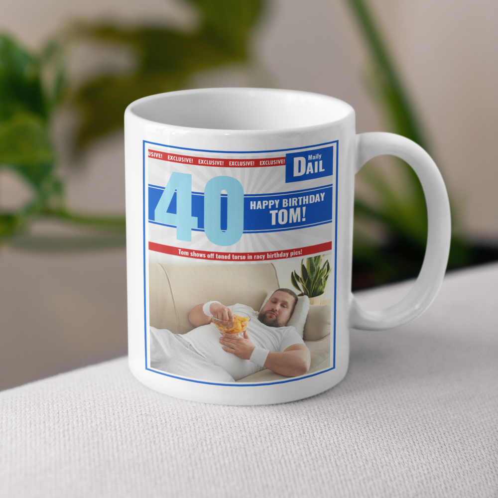 Personalised News Headline Mug