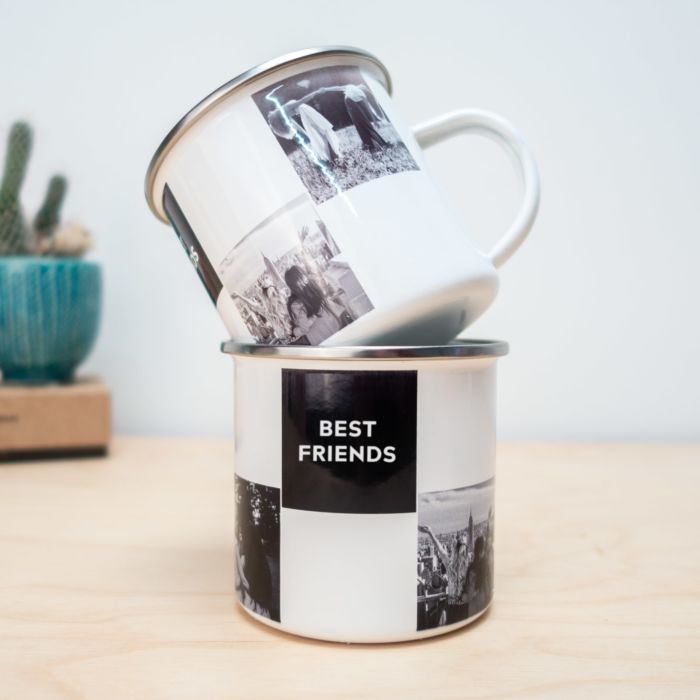 Personalised Photo Collage Metal Mug