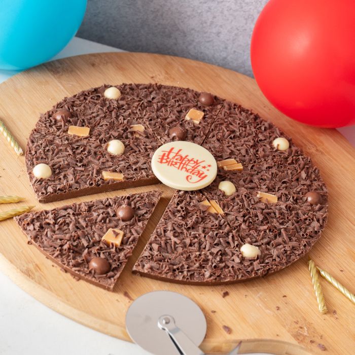 Happy Birthday Chocolate Pizza