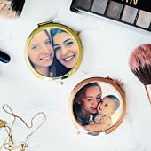 Personalised Photo Pocket Mirror