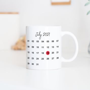 Personalised Special Date Photo Mug