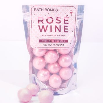 Rosé Wine Bath Bombs