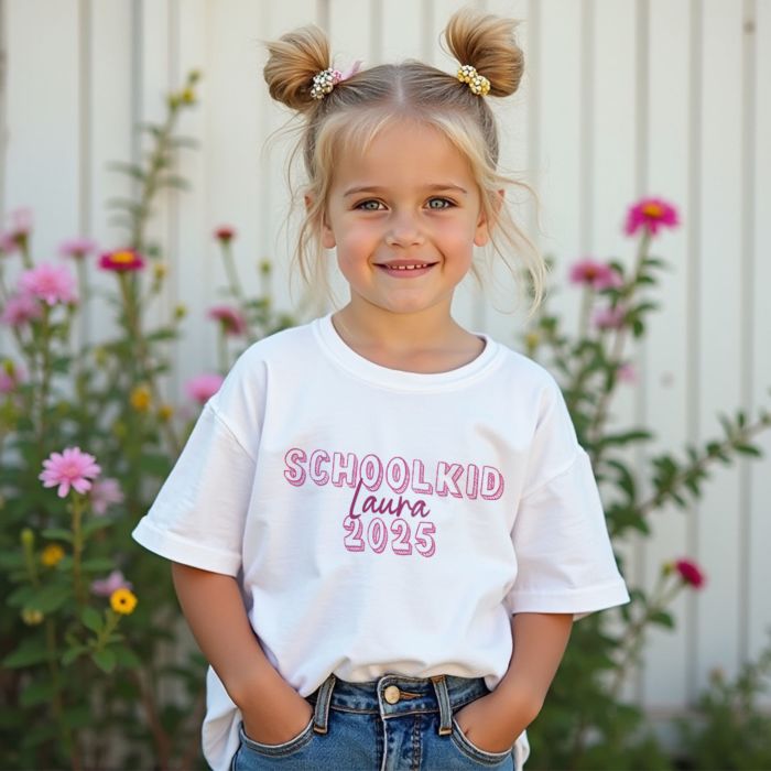 Personalised Kids T-Shirt – Back to School