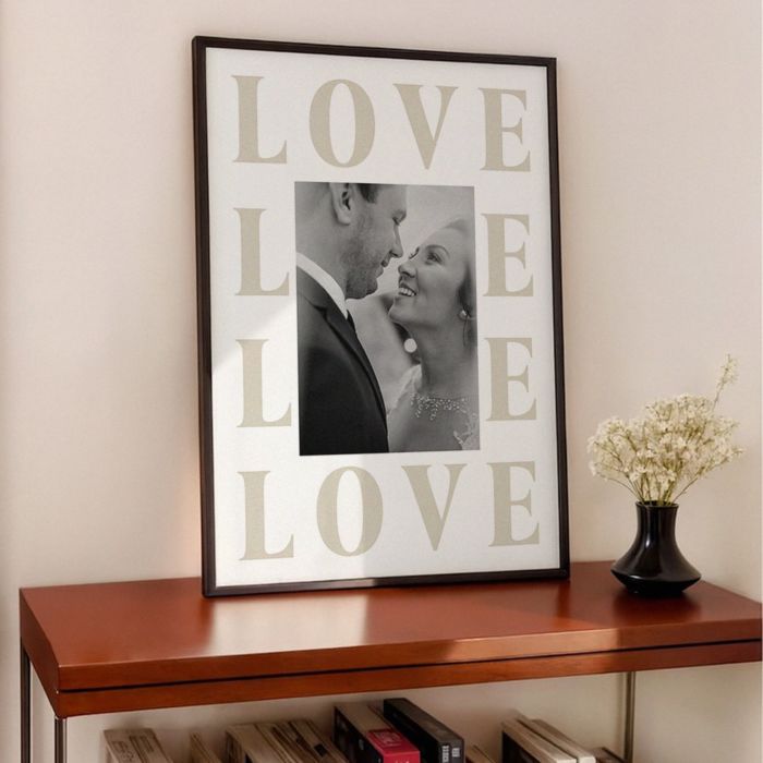 Personalised Photo Love Poster