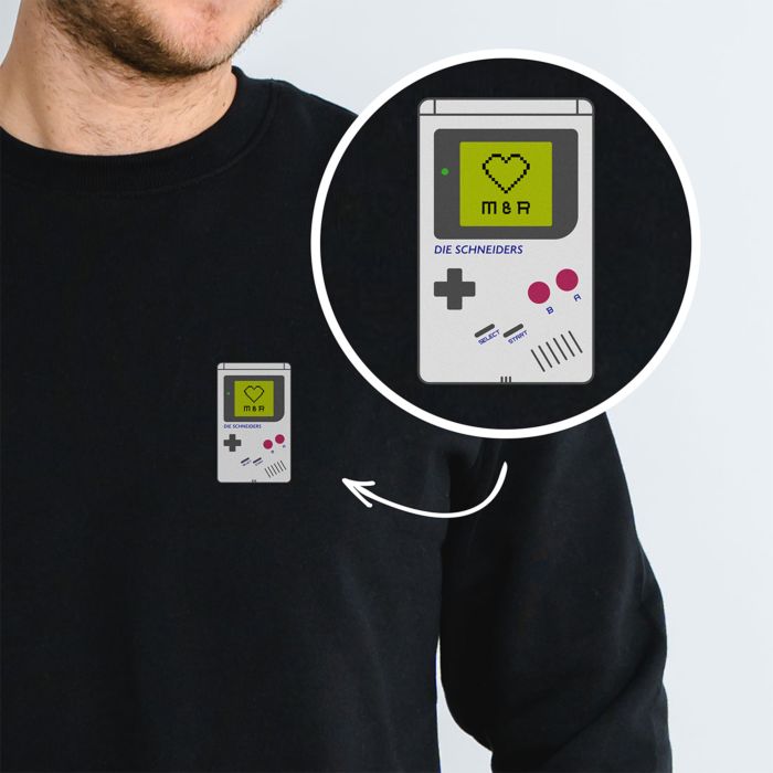 Personalised Video Game Sweatshirt With Name 