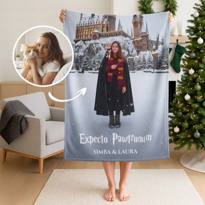 Personalised Magic-Themed Blanket