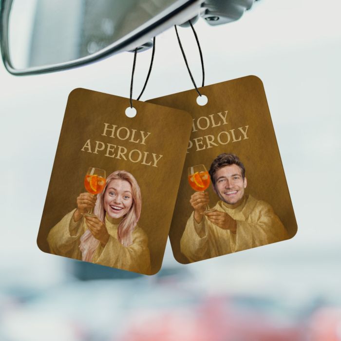 Personalised Aperol Car Freshener - Set of 2