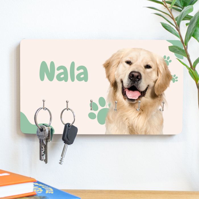 Personalised Key Hanger with Pet