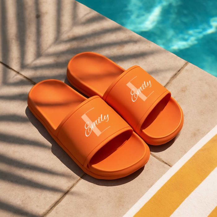Personalised Sliders with Monogram