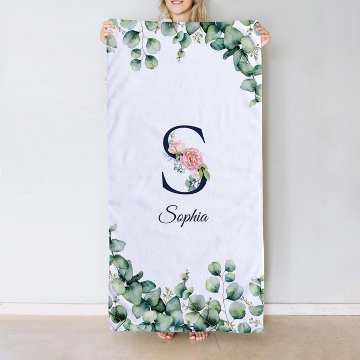 Personalised Monogram Nature Towel