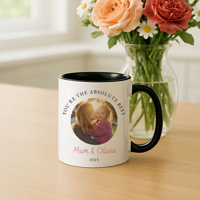 Personalised Mug with Text and Photo
