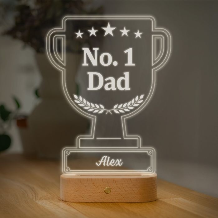 Personalised Trophy LED Lamp