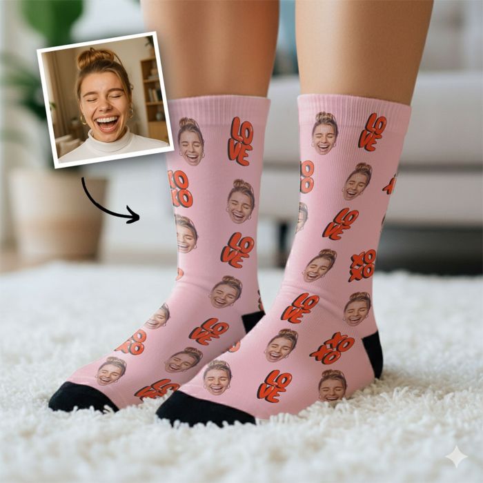 Personalised Face Socks with Design