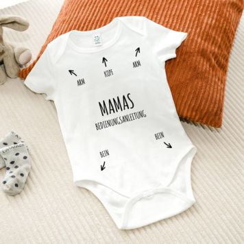 Personalised Babygrow with Instructions
