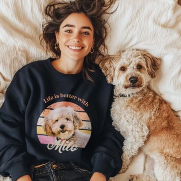 Personalised Retro Pet Jumper