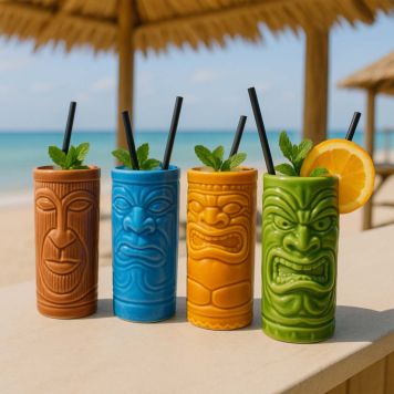 Tiki Mug Set